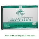 Fast Acting 75mg Hemp CBD Suppositories