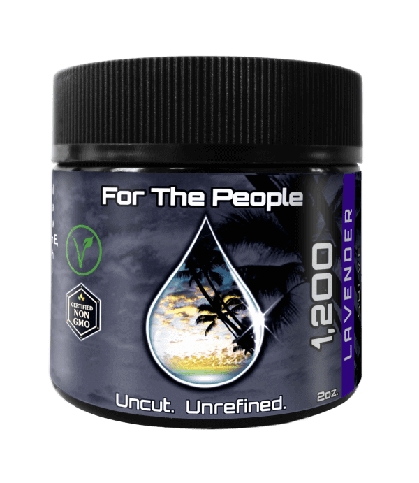 Dark Unrefined CBD Cream w/ Lavendar 1200mg