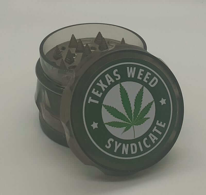 Black Plastic Herb Grinder