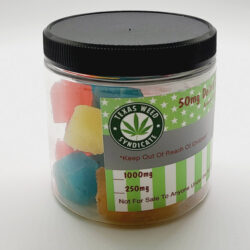 TWS Delta 8 Gummies 1000mg / 50mg THC 8 Per Gummy
