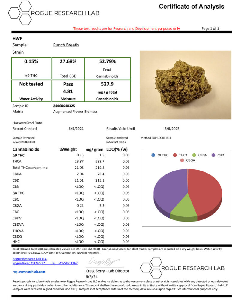 Punch Breath THCA Flower COA
