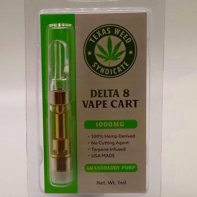 1000mg Delta 8 Granddaddy Purple Cartrdige